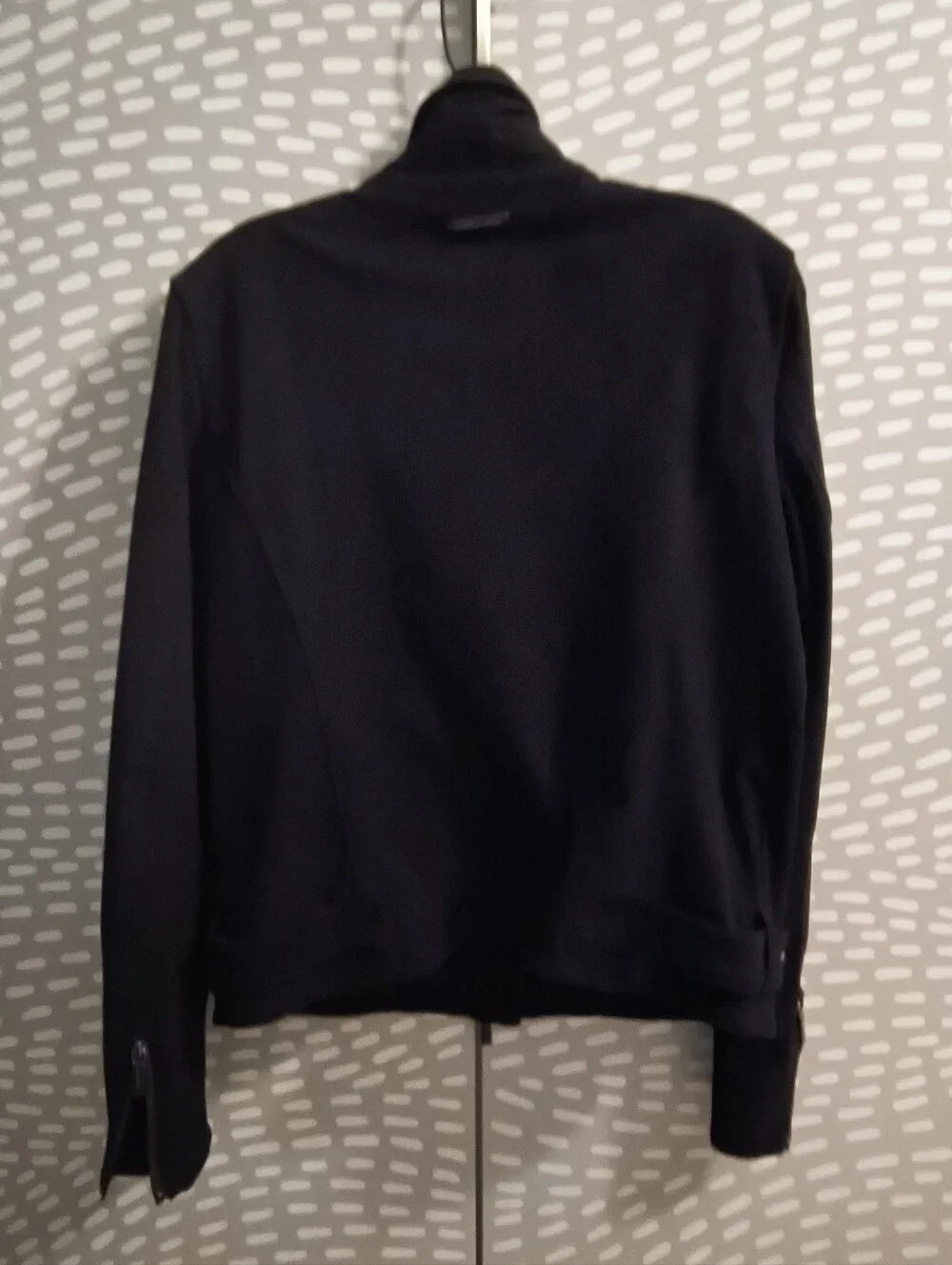 Armani Exchange faux suede zip-up jacket with chest pockets Sz XL